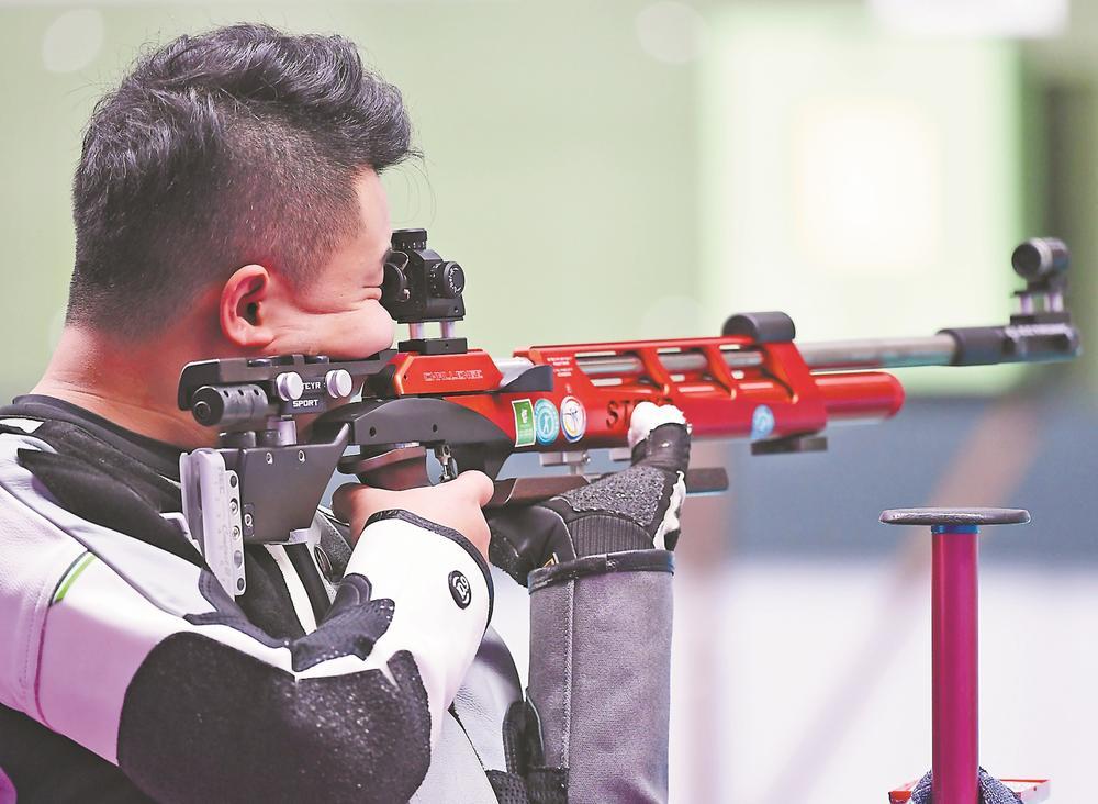位居第二, 运会射击比